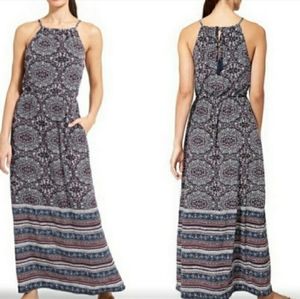 Athleta Island Life halter maxi dress size s